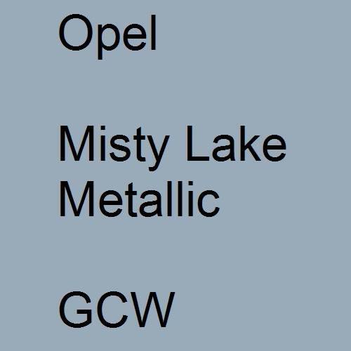 Opel, Misty Lake Metallic, GCW.